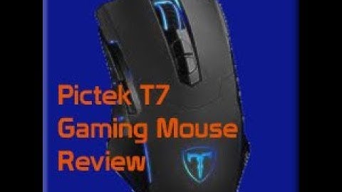 Pictek T7 Gaming Mouse (Review) | Great Beginner Gaming Mouse