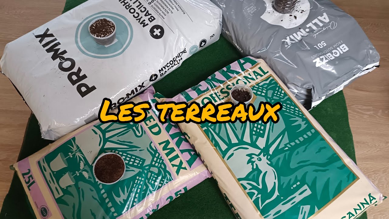 Parlons des terreaux 😀😀😀petite comparaison entre certains terreaux