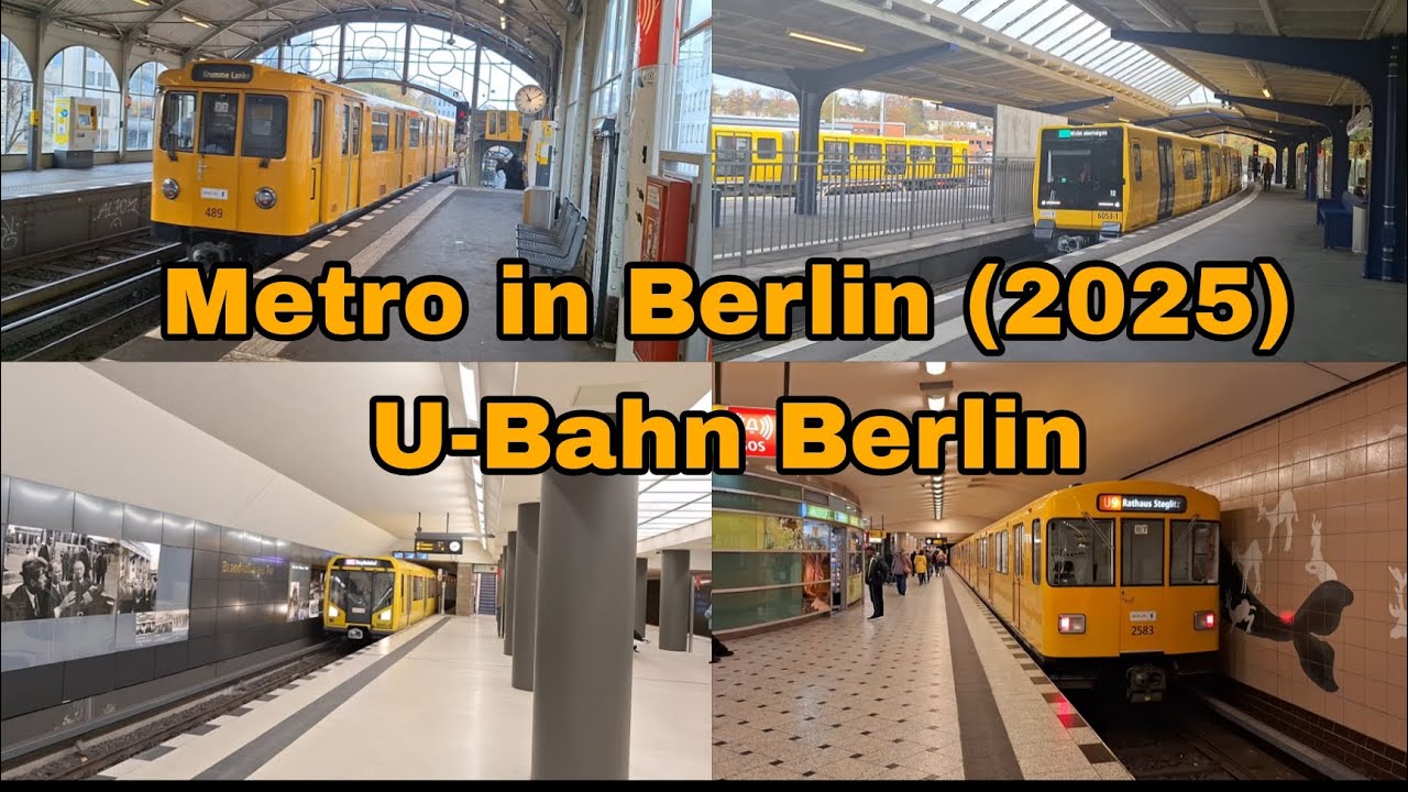 Metro in Berlin (October & November 2025) 🇩🇪 | U-Bahn Berlin
