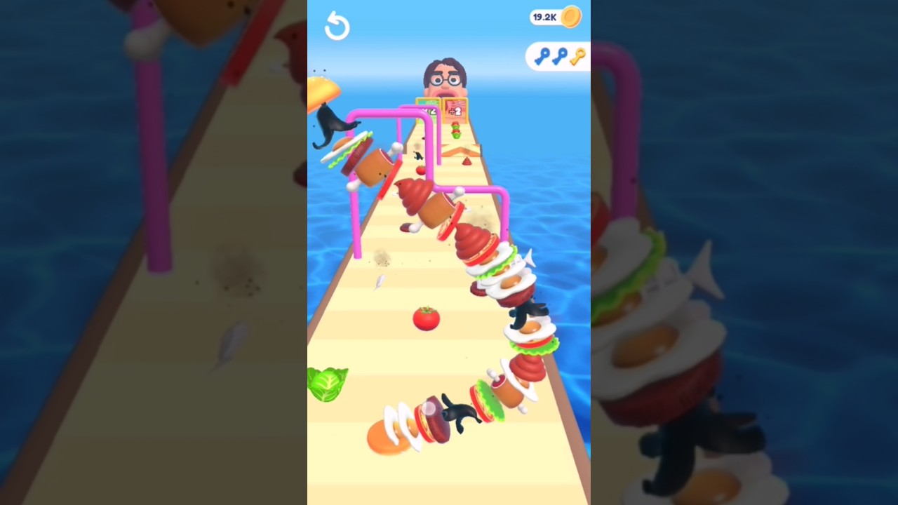 Burger run lvl0167 #games  #shorts #gaming #nzwonderland #games #burgerrun  #asmr  #shopeetagtowin