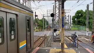 JR鶴見線浅野駅を入線.発車する列車パート2。