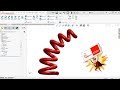 How to Create a Tapered Curved Spring for the 2018 SolidWorks CSWE(+Free Practice Problem)