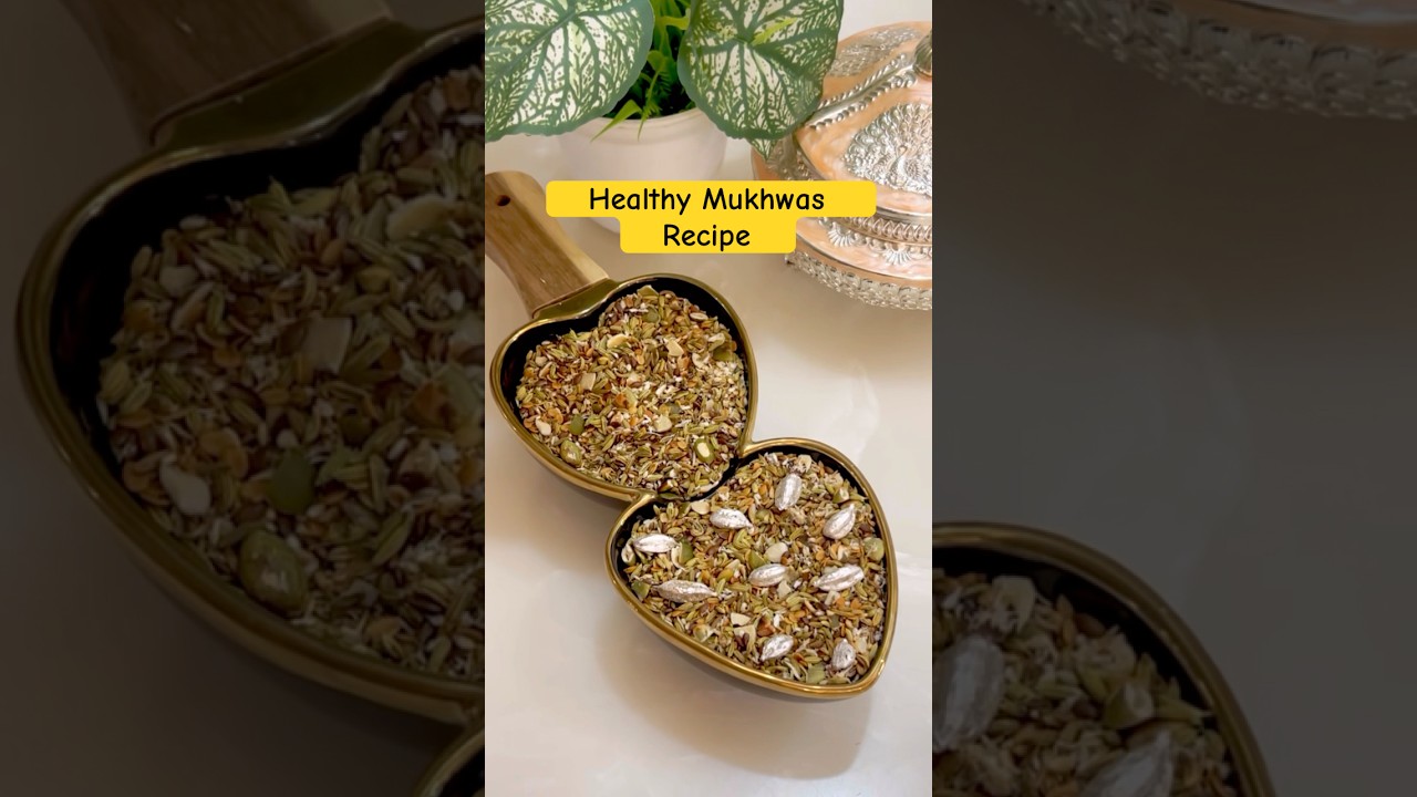 Healthy Mukhwas Recipe with Flaxseeds! 