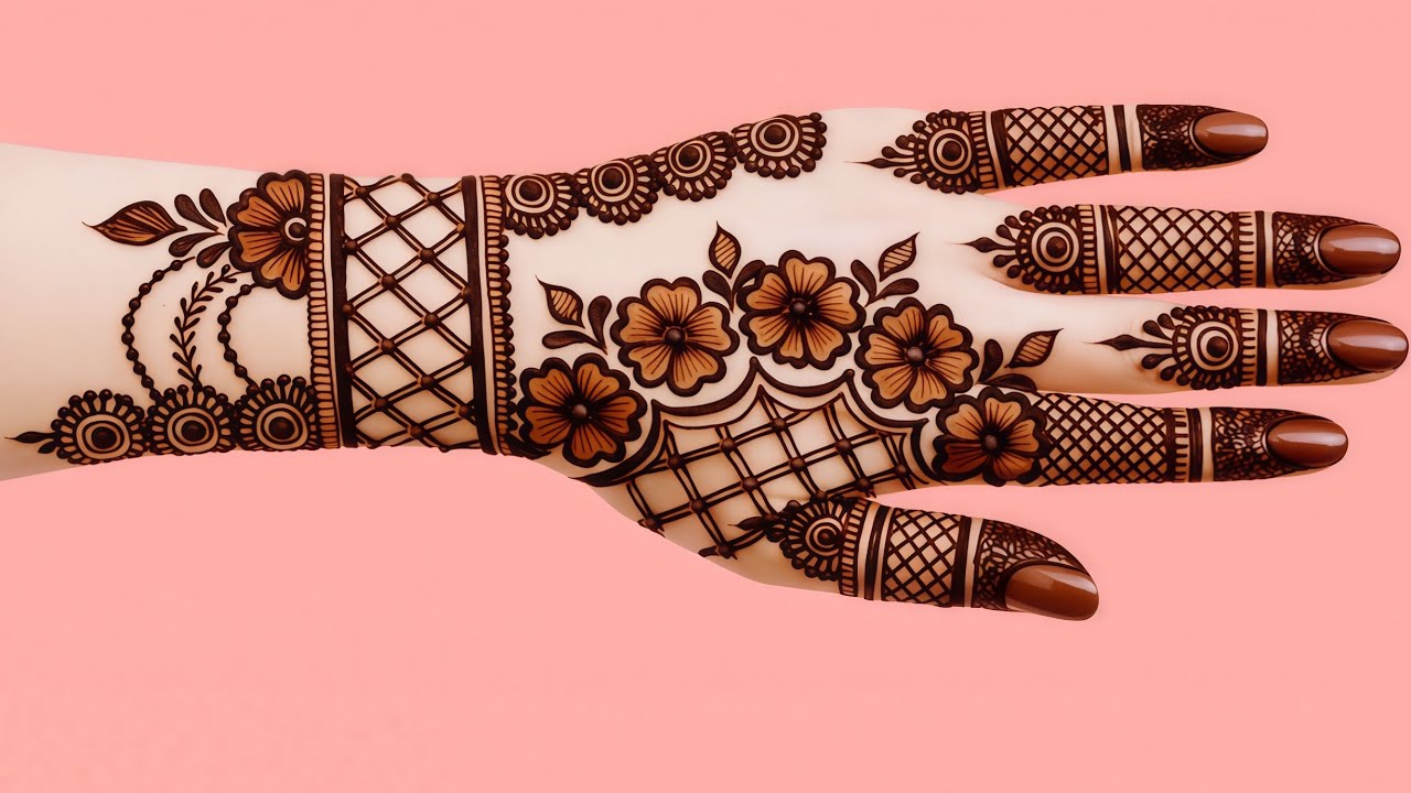Latest Deep Mehndi Brown Design 2026 | Beautiful Arabic Henna Design for Hands