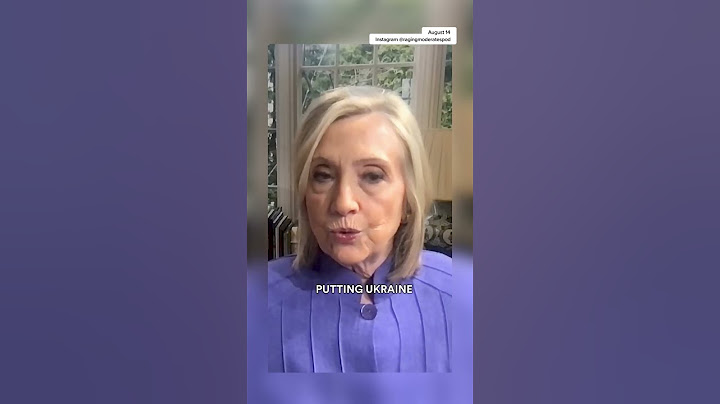 Hillary Clinton on why she would would nominate Trump for Nobel Peace Prize