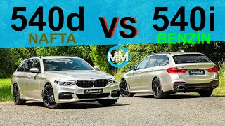 BMW 540i xDrive vs BMW 540d xDrive | BENZÍN VS NAFTA! | CO JE LEPŠÍ? CZ/SK