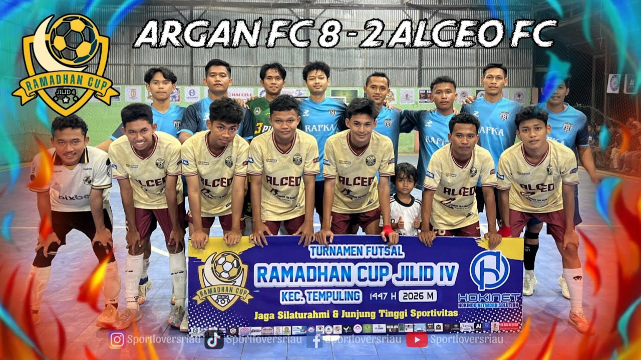 ARGAN FC VS ALCEO FC 🔥 96 BESAR FUTSAL RAMADHAN CUP JILID 4 TAHUN 2026 (Sungai Salak) Inhil