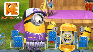 Despicable me MinionRush Shortstop Stuart NEW UPDATE GRUSTOCK FESTIVAL seasonal event gameplay