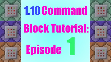 Tellraw, Execute, and Title! - 1.10 Beginner Command Block Tutorial Episode 1