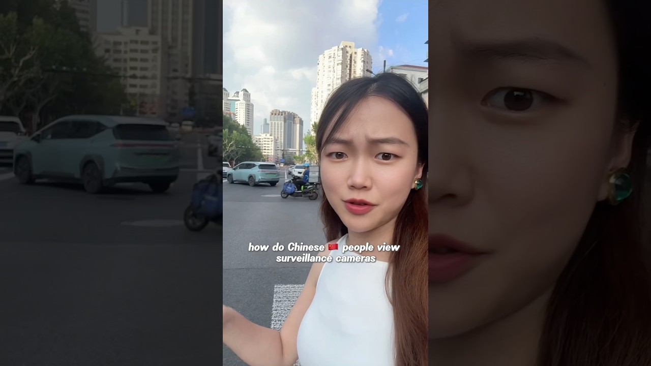 How do Chinese people view surveillance cameras? 