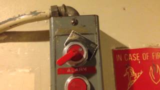 Locked Antique Otis?/Spencer? Bottom Drive Winding Drum Manual Freight Elevator in San Francisco, CA