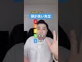 頭が良い先生ランキング #元教師 #先生 #元先生 #教師 #偏差値