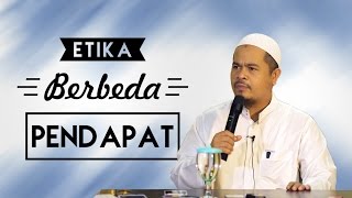 Etika Berbeda Pendapat - Ustadz Abu Thohir Jones Vendra, Lc