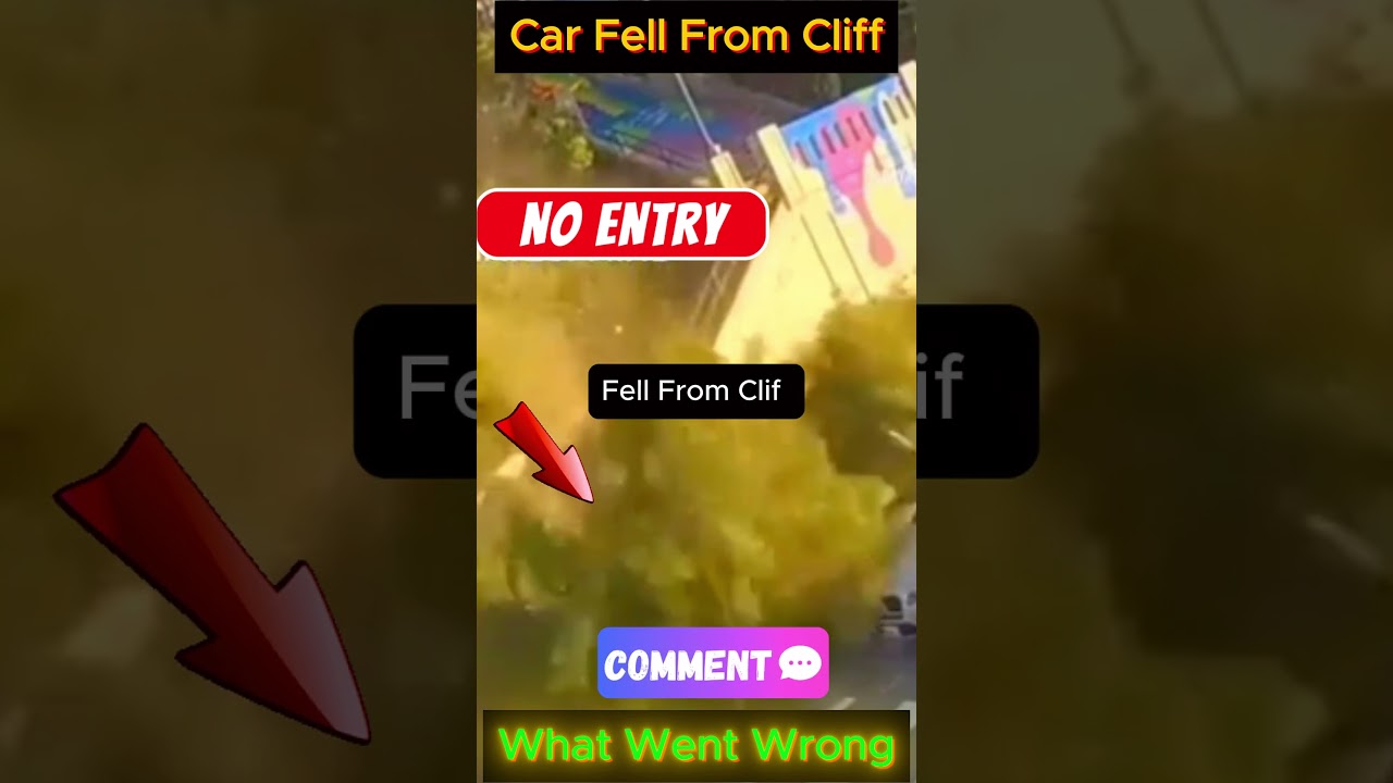 Car Falling Off A Cliff | Car Fell From 300 Feet | 
