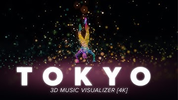 Tokyo - Nbdy Nprtnt | AUDIO VISUALIZER 4K MUSIC VIDEO | ABSTRACT BLENDER PARTICLE SIM ANIMATION