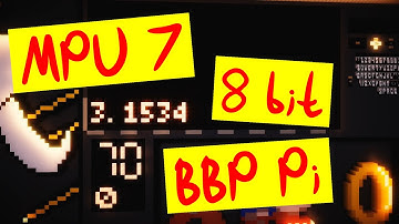 MPU 7 - 8 bit BBP [ 2 Hz Minecraft Redstone CPU ]