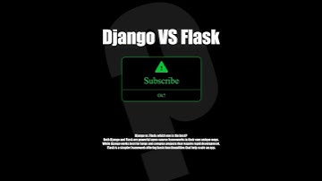 Django vs Flask #developer #django #flask #python