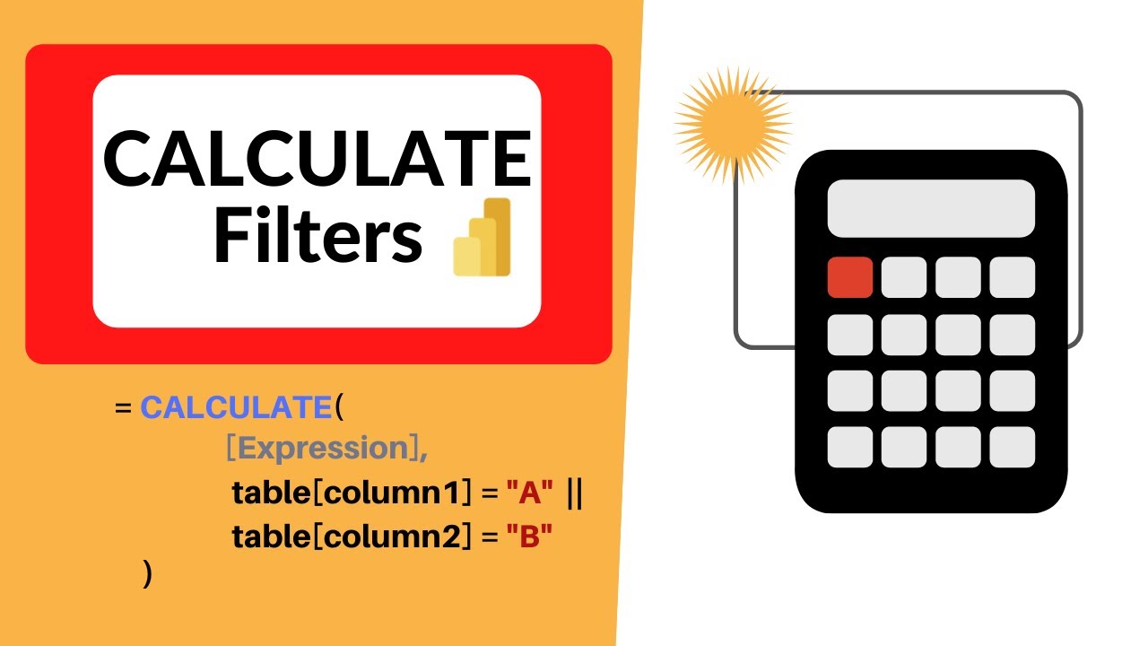 How To Specify Multiple Filter Conditions In Calculate [Power Bi]