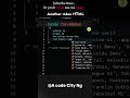 Junior vs Senior Developer 🚀 VS Code Emmet Magic 🔥#tipsandtricks #webdevelopment  #coding #acodeci