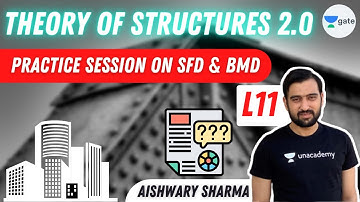 L 11 | Practice Session on SFD & BMD | Theory Of Structures 2.0 #ESE by Aishwary Sir