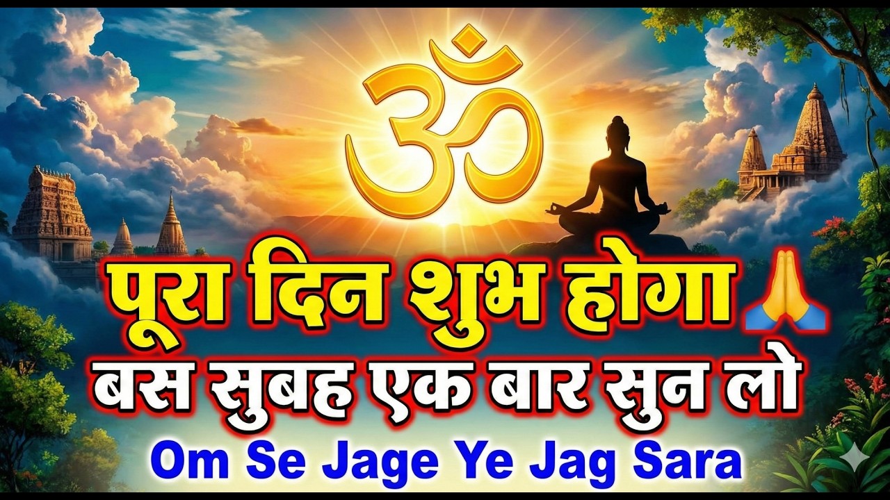 पूरा दिन शुभ होगा 🙏 बस सुबह एक बार सुन लो | Om Se Jage Ye Jag Sara #om #mahadev @bhaktiamrit-z7w