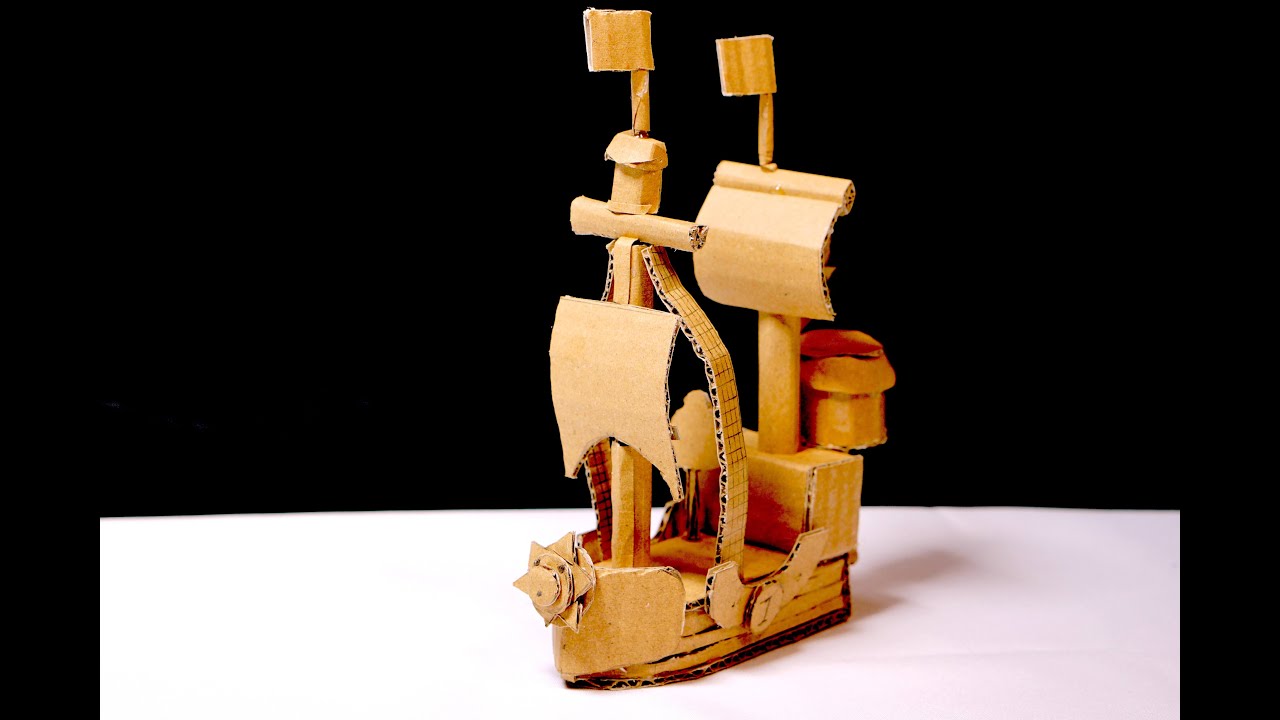 How to make a cardboard ship 段ボールでone pieceのサウザンドサニー