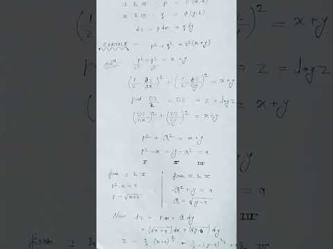 Partial Differential equations