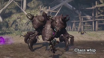Toukiden 2 Official Chain Whip Gameplay Trailer