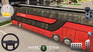 محاكاة حافلة: في نهاية المطاف #6 - سوبر باص 60 قيادة الولايات المتحدة الأمريكية - ألعاب أندرويد screenshot 4