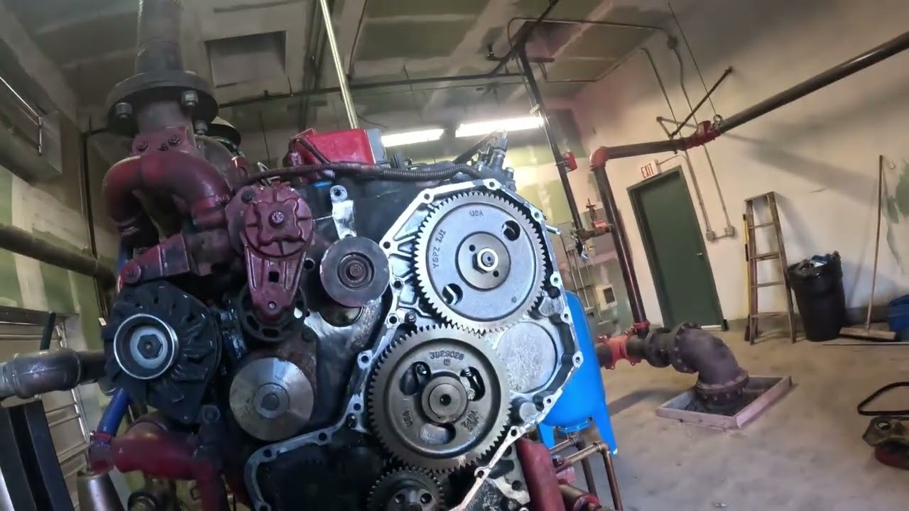 5.9 Замена насоса Cummins P на роторный насос