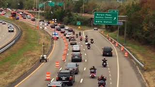 Route 3 bridge replacement in Braintree Sunday morning.