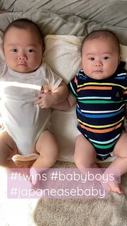 #twins #shorts #youtubeshorts #japanesebaby #baby #babyboy #bayi #kembar #jepang