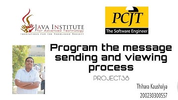 WP1 | PROJECT 38 | Program the message sending and viewing process