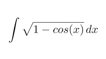 (Method 2) Integral of sqrt(1-cos(x)) (substitution + trigonometric identities)