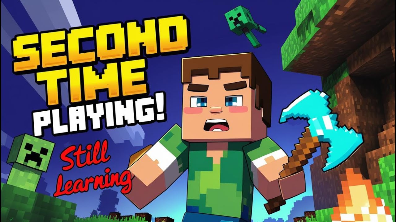 "Minecraft Live – Second Time Playing & Still Learning! | Funny ...