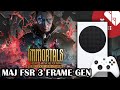  lets play  le 1er jeu compatible amd fsr 3 frame gen de la xbox series s  immortals of aveum