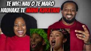 🇳🇿 American Couple First Time Seeing Haka: Te Whānau o Te Maro Hauhake - Te Mana Kuratahi 2023