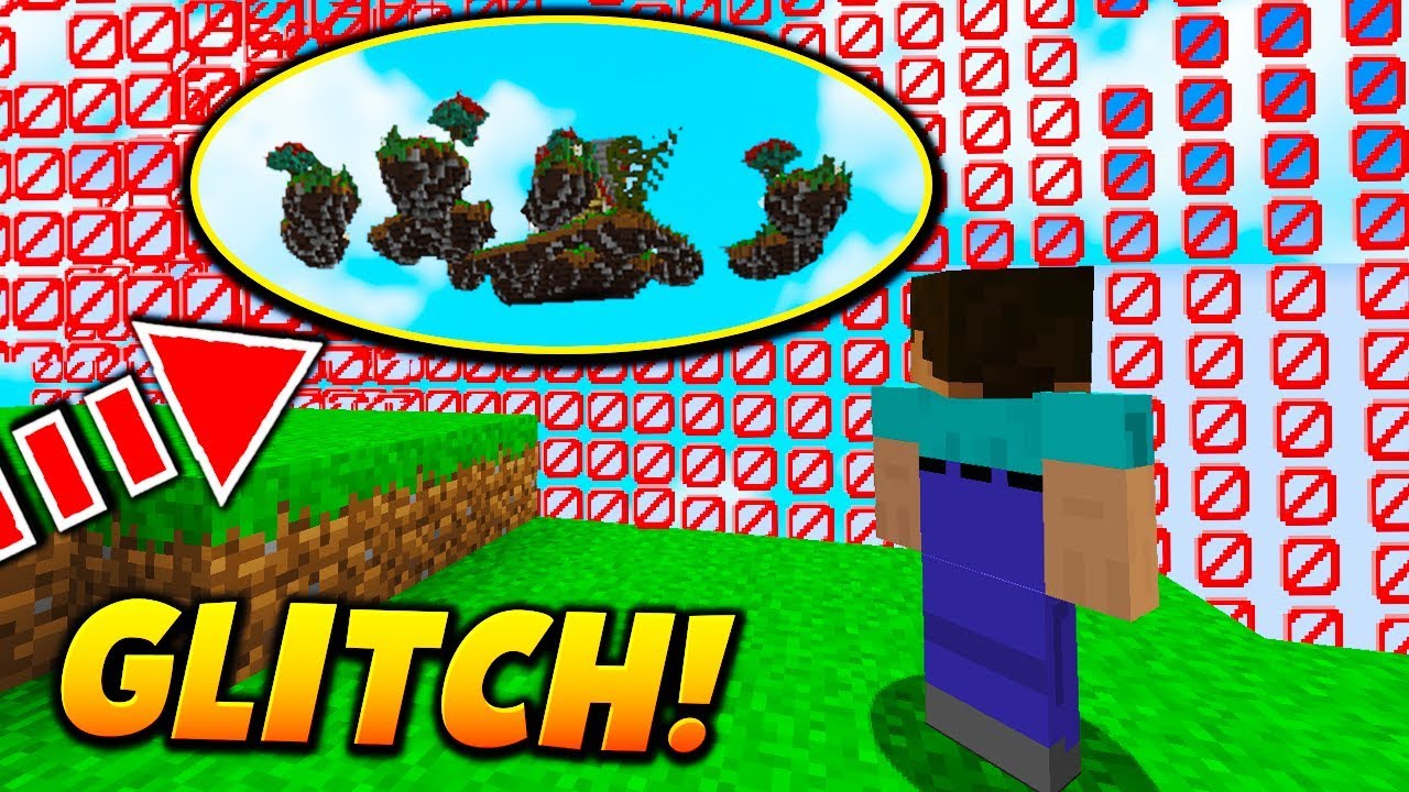 OUT OF THE MAP GLITCH! - Minecraft SKYWARS TROLLING (OMG!)