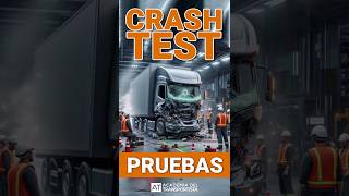 💥CRASH TEST: Así son las pruebas #crashtest #volvotrucks #scania #camion