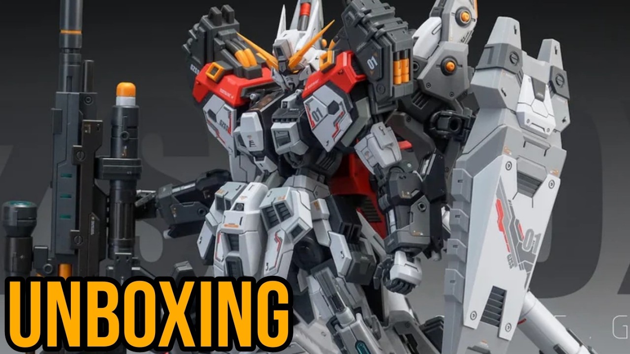 GZSS-OX-001 REGUS - Распаковка и обзор модели ZZA в масштабе 1/100