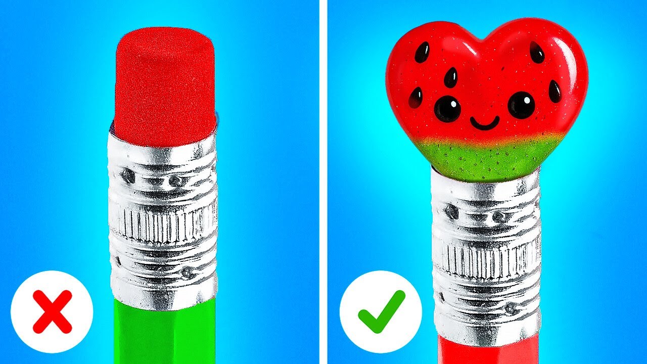 Классные школьные принадлежности из эпоксидной смолы ✨🖍️ Проявите творческий подход вместе с 123GO!