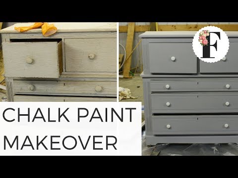 Chalk Paint Dresser Makeover From Gross To Gorgeous Salvaged