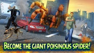 🕷🕸Giant Spider City Attack Simulator 3D-Симулятор “Паук Муравей ”-By Virtual Animals World-Android screenshot 3