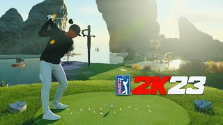 WE HAD A MATCH AT THIS EPIC NEW FANTASY COURSE IN PGA TOUR 2K23…