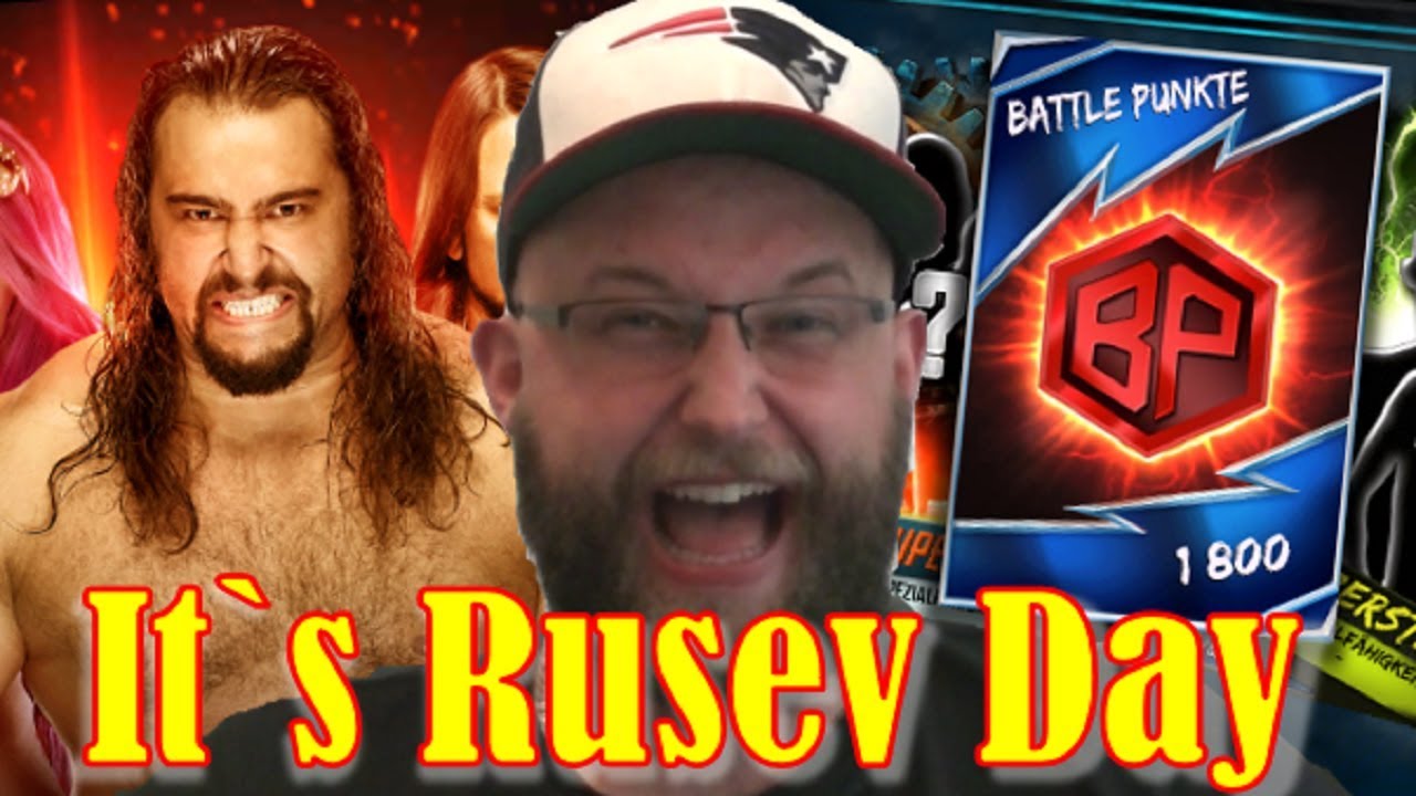 WWE SUPERCARD Grinding | Rusev Day RTG | suche nach Titan Pro`s | neue Spiele | deutsch