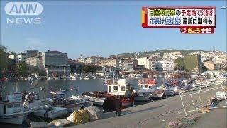 揺れる日本製原発の予定地トルコ・シノップ市（13/05/03）