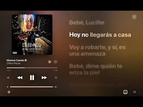 El Chino Pacas - Morena canela (LETRA/LYRIC)