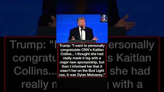 Trump Jokes About CNN's Kaitlan Collins During Speech | Viral Moment