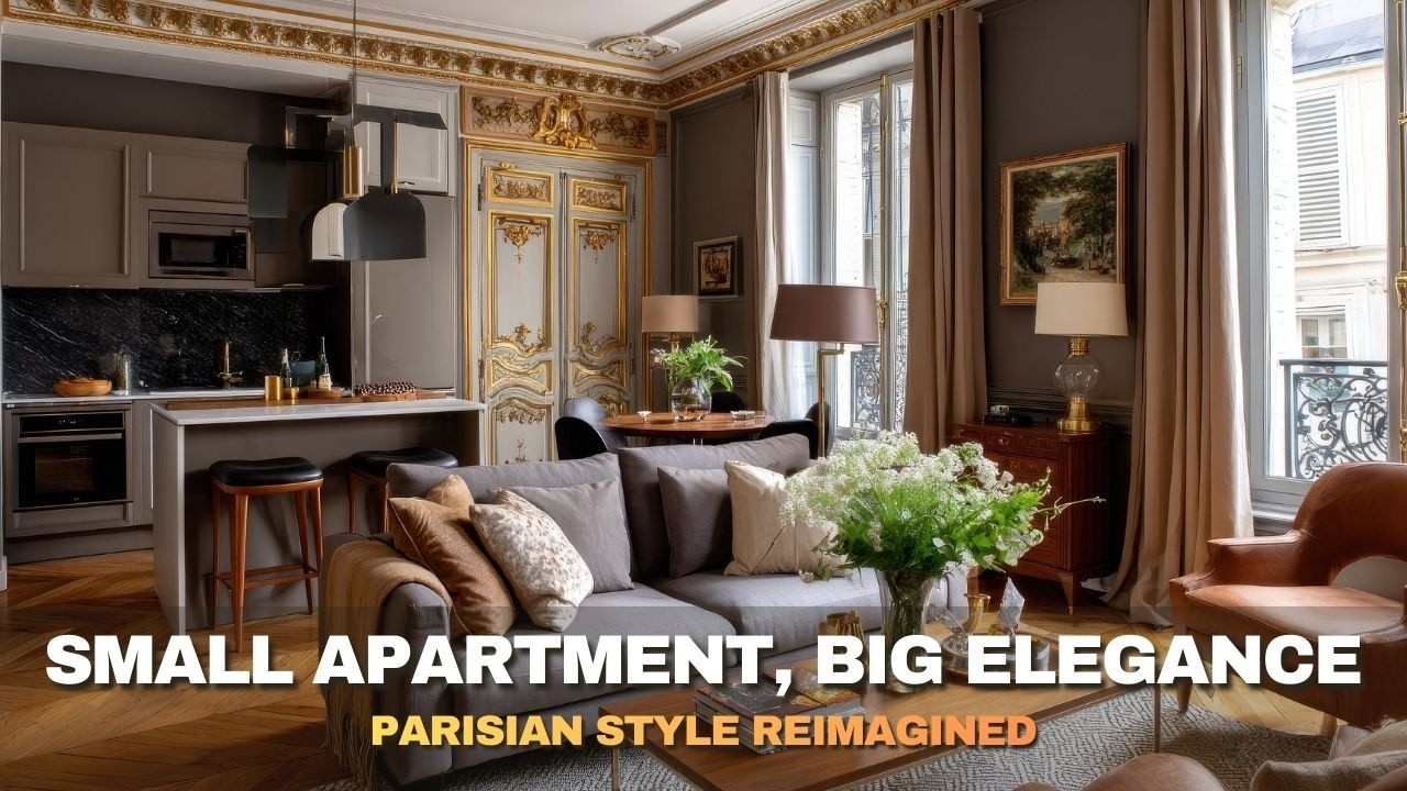 This Small Paris Apartment Redefines Interior Design with Timeless Colors and Classic Elegance