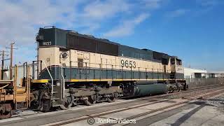 12/10/22 Pre: WB UP domestic stack ILTLB passes with BNSF 9653 as the rear DPU